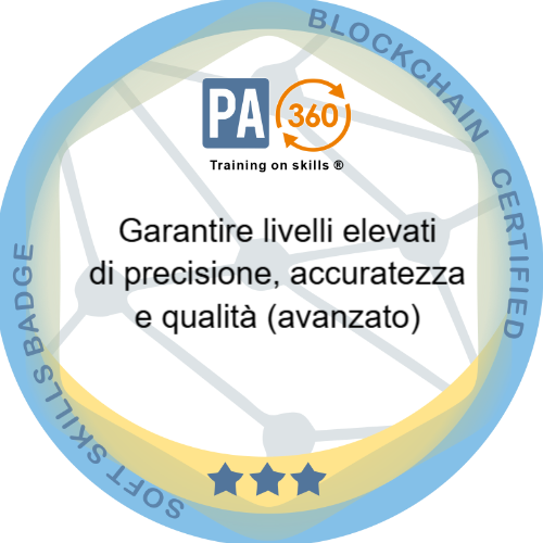Garantire livelli elevati di precisione, accuratezza e qualità (avanzato)